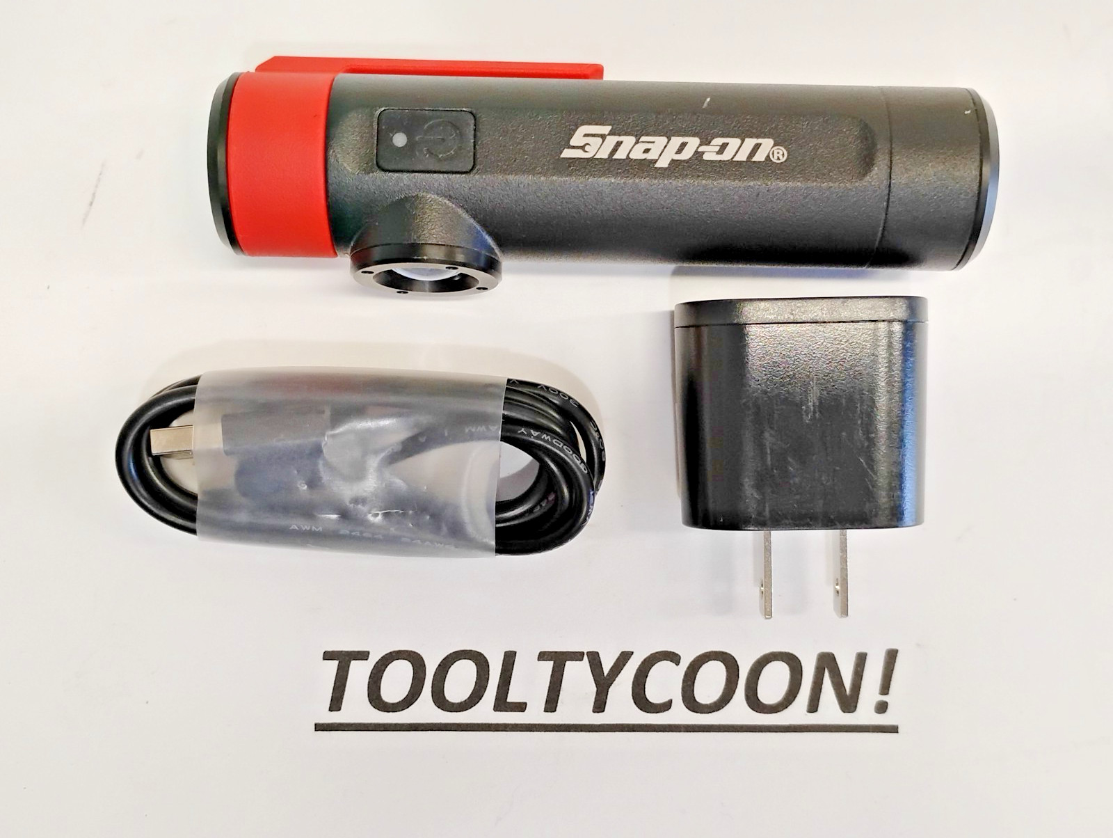 Snap-On Tools NEW ECARI042 Inspection Light Miniature 400 LUMEN RED/BLACK