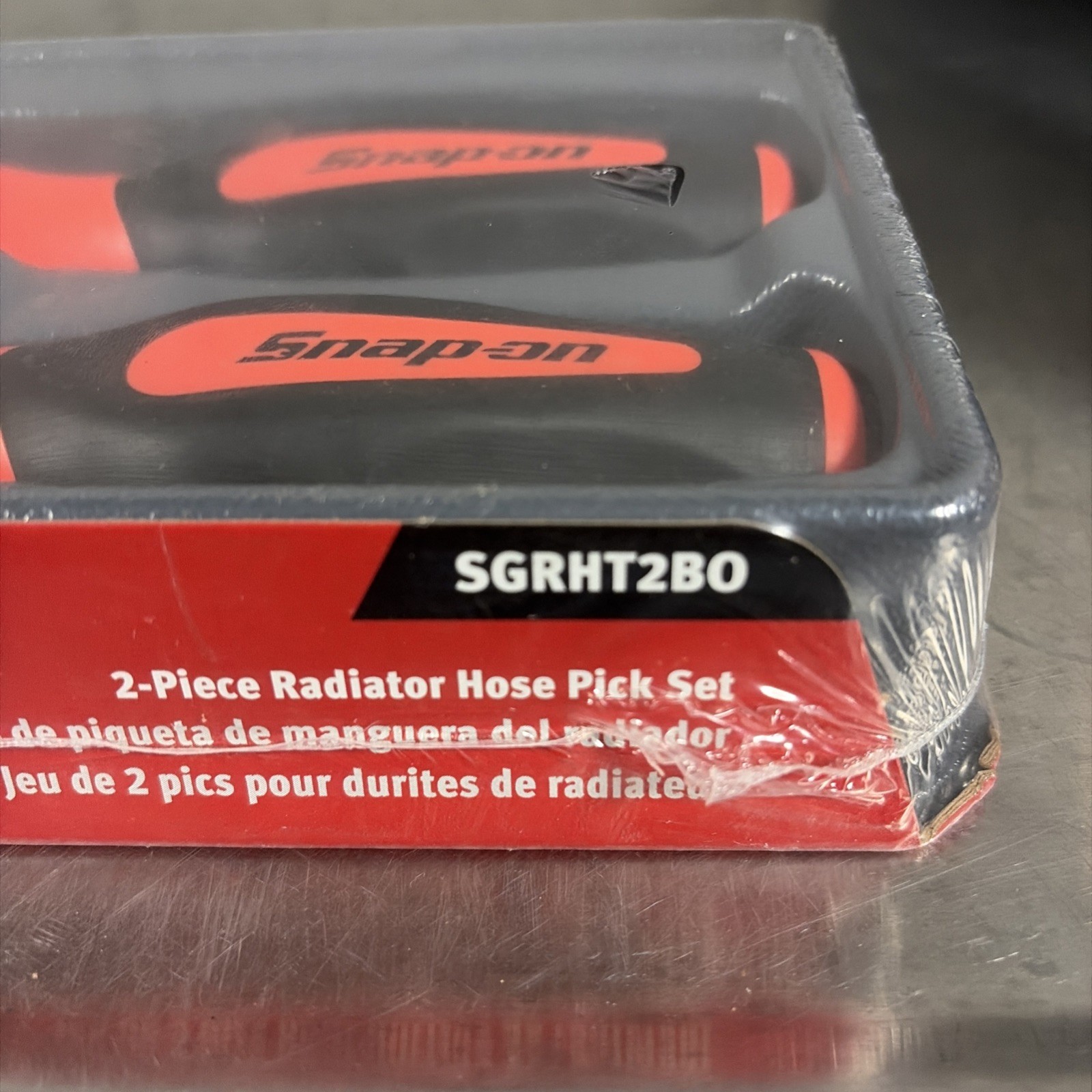 NEW Snap On 2-pc Soft Grip ORANGE Radiator Hose Pick Set SGRHT2BO
