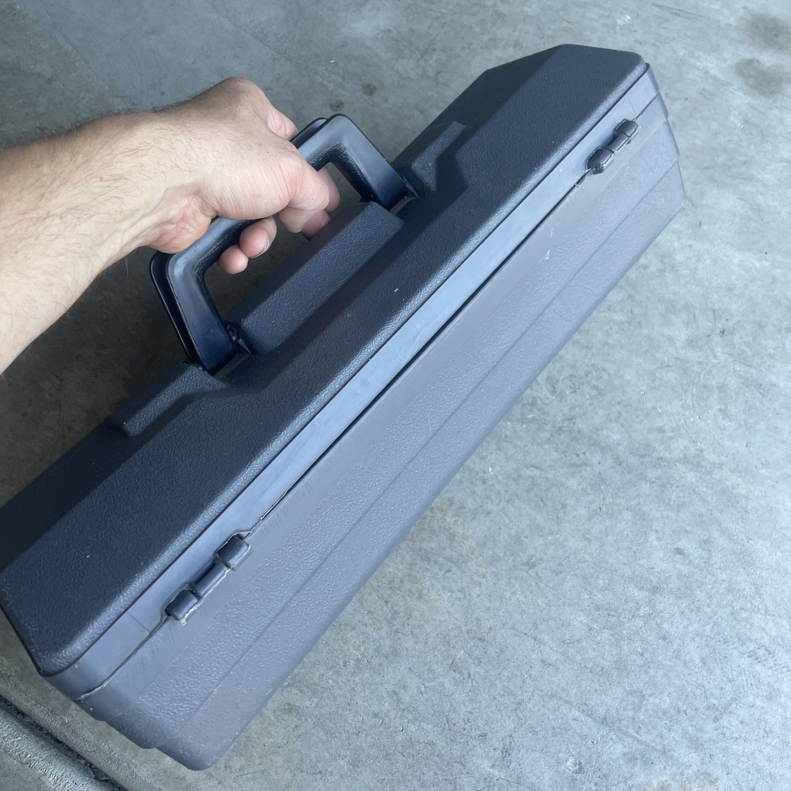 Vintage Craftsman USA 20″ Permanex Truck Box w/ Built in Socket Holders