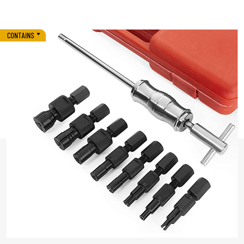 9Pc/Set 8-32mm Inner Bearing Puller Remover Blind Hole Slide Hammer Internal Kit