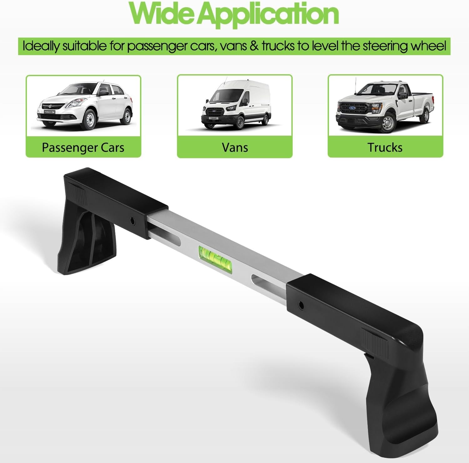 Universal for Passenger Cars & Vans & Trucks Steering Wheel Level Alignment Tool