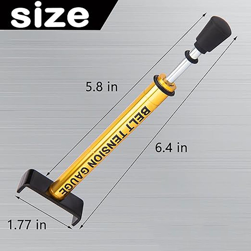 Motorcycle Secondary Drove Belt Adjustable Belt Tension Gauge Tool USA