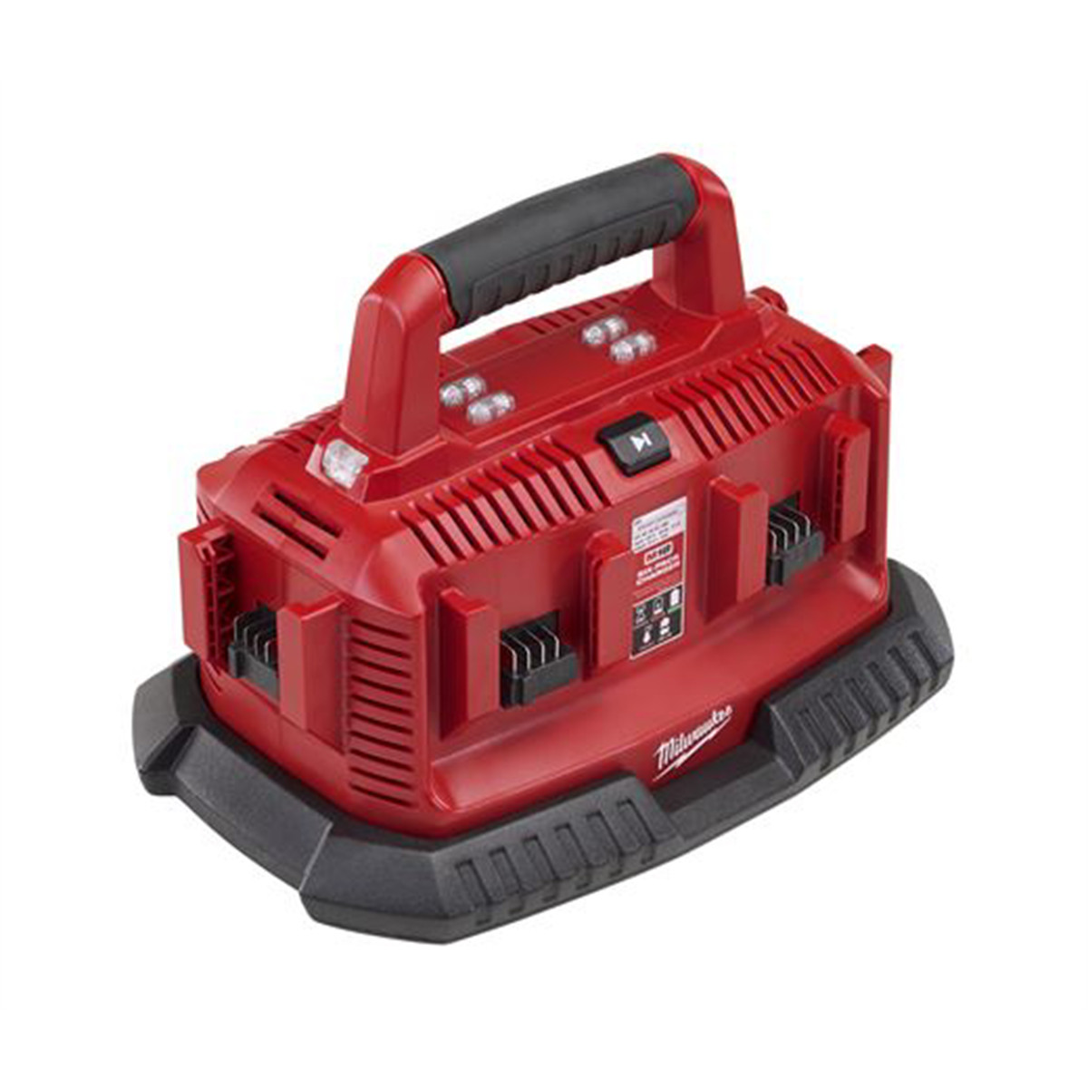 Milwaukee 48-59-1806 M18 Six Pack Sequential Battery Charger, Compact