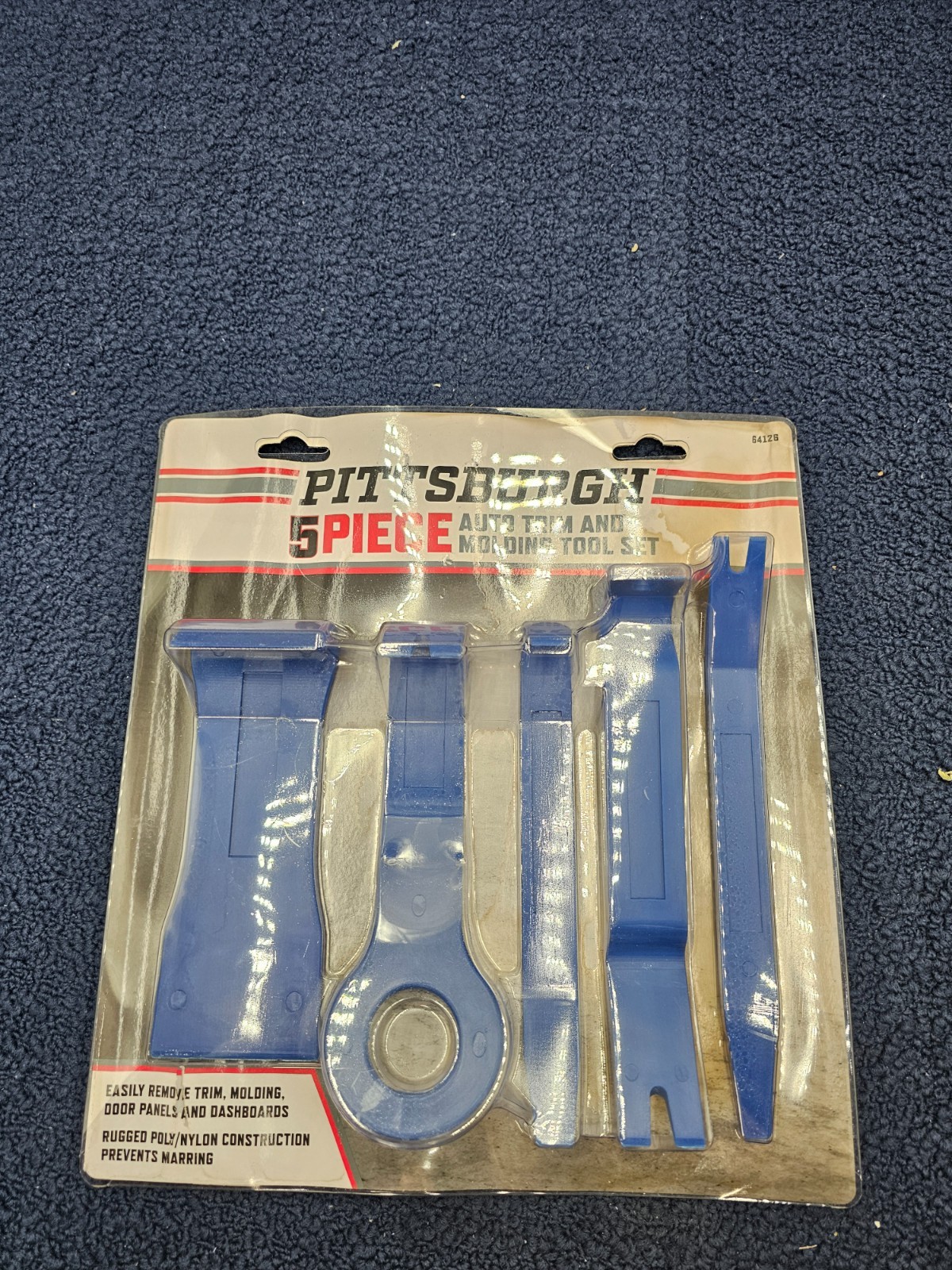 (QTY 2) Pittsburgh 64126 5 Piece Auto Trim Molding Tool For Cars, Trucks, VAN