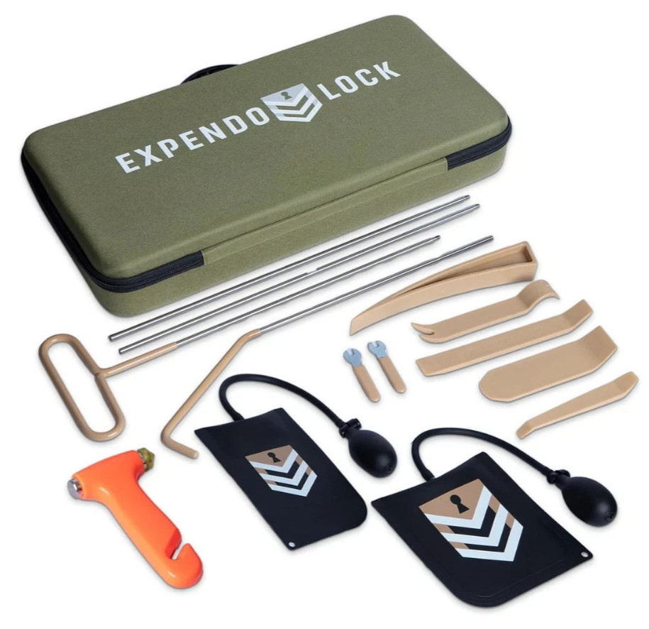 Heavy-Duty Lock Car Tool Kit J-Hook Puller and Automotive Repair Tools