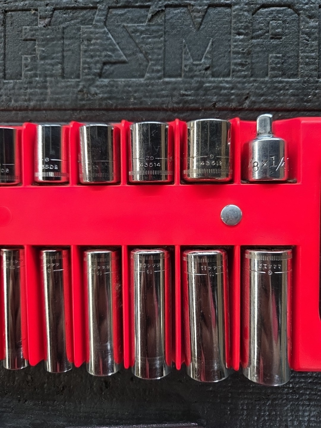 Craftsman USA 27-Piece 1/4″ Drive 6-Point Metric Deep Shallow Socket Set w/ Tray