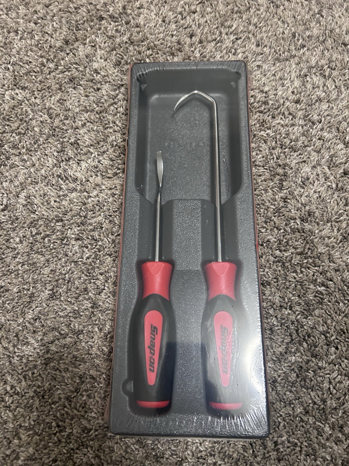 Snap-on Tools USA NEW RED Soft Grip Wide Tip Radiator Hose Pick Set SGA102BR