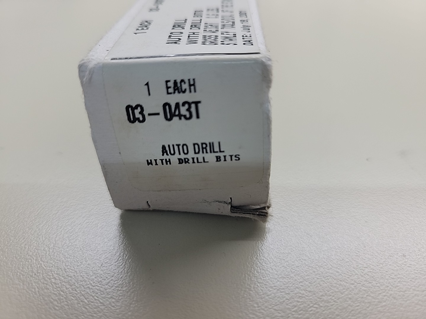 Stanley Push Drill 03-043 10 Bits New Old Stock Off-Grid Drill USA Vtg