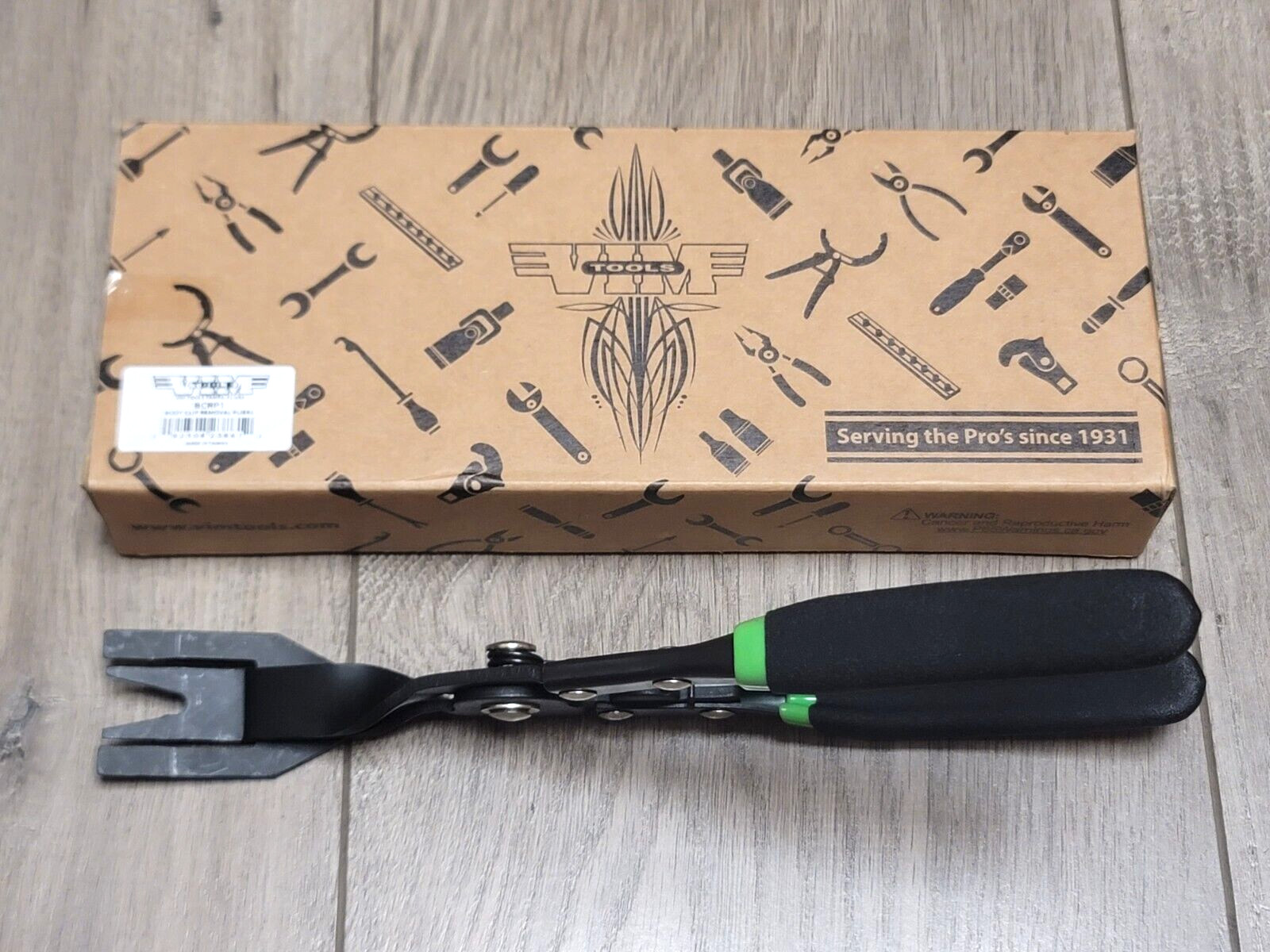 Vim Tools 10″ Body Clip / Panel Clip Removal Pliers #BCRP1