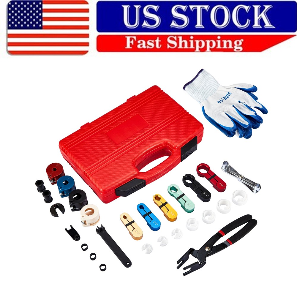 Fuel Line Disconnect Tool Set, 28 in 1 Master Quick Disconnect Tool Repair New