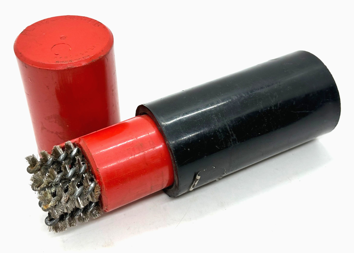 Plug-Scrub 7-Way Terminal Cleaner Truck Trailer Light Connection Wire Brush Tool