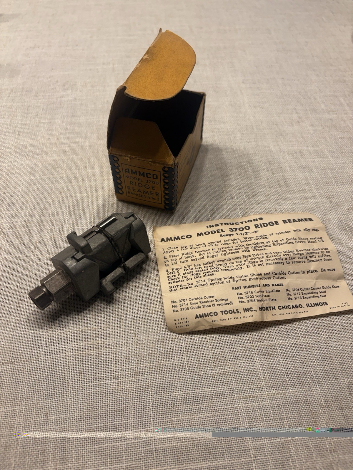 Ammco Model 3700 Ridge Reamer 1 1/2 to 3 Inch Made In USA