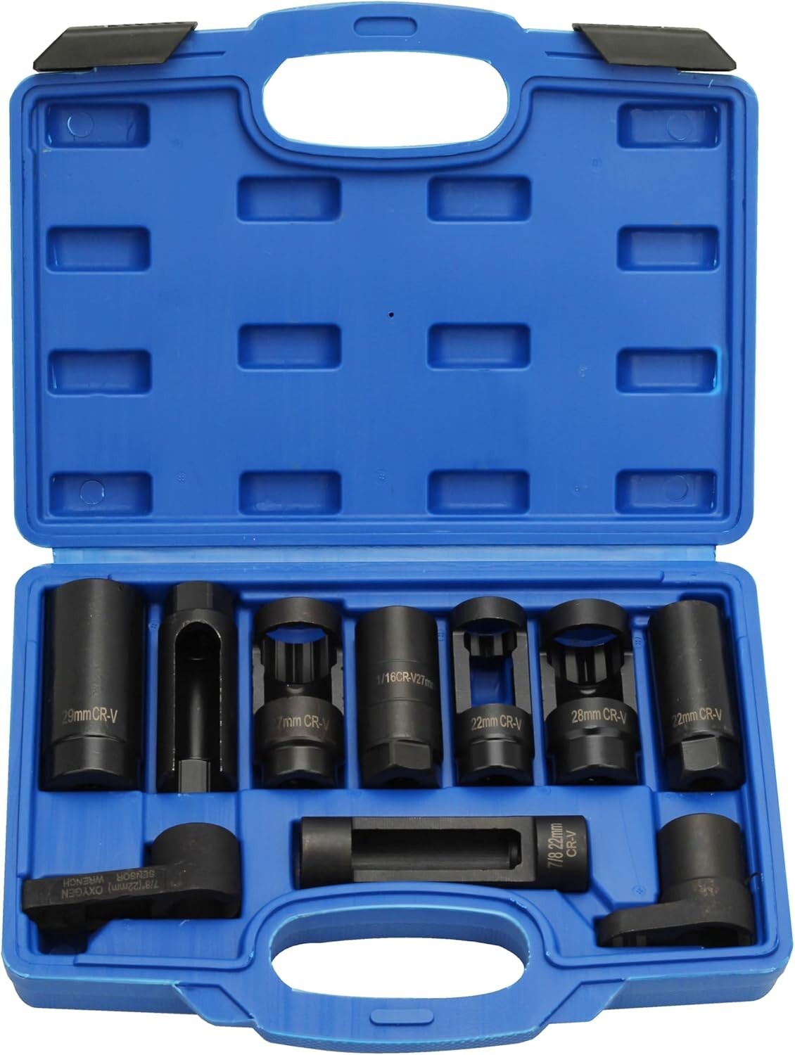 10Pcs Oxygen Sensor Socket Set Sensor Oil Pressure Sending Unit Removal Tool