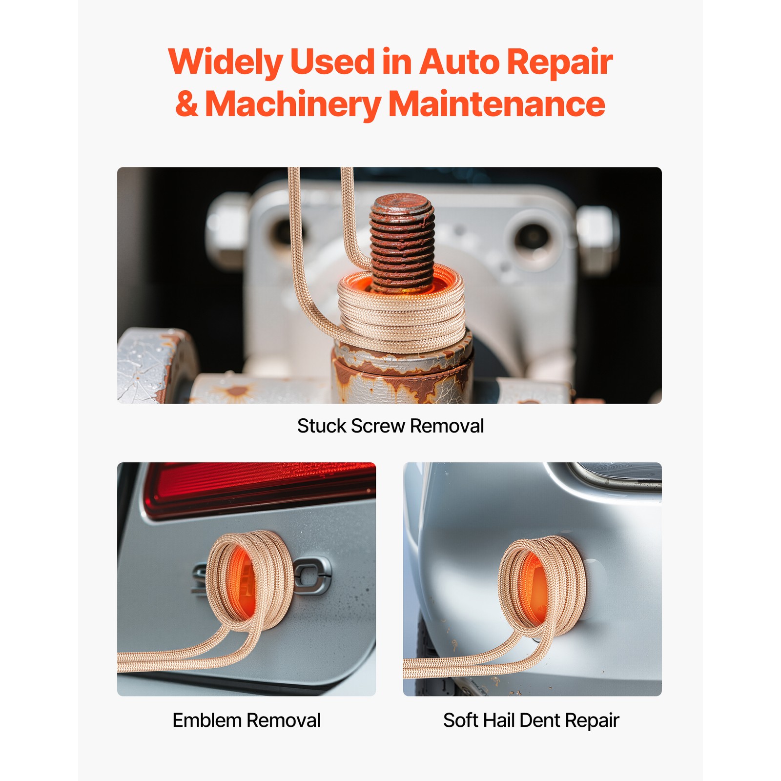 Uimoso Induction Heater Kit for Rusty Bolt Removal, 1100W, 110V