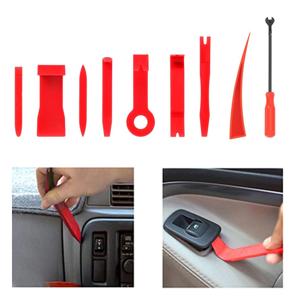 33-piece Stainless Steel Auto Tool Kit-Professional Emergency Car Door Rescue