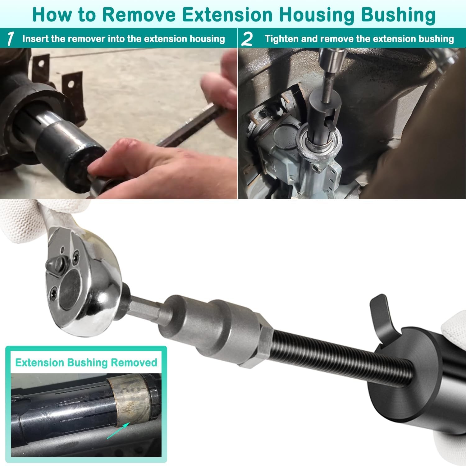 T-0160 Extension Housing Bushing Driver Remover Installer Tool for GM 350,180,T5