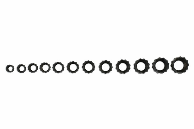 Laser 7524 12 Piece Damaged Nut/Bolt Extractor Set