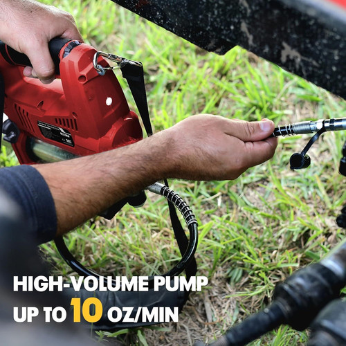 Mellif Power Grease Gun Compatible with Milwaukee 18V Battery (Tool ONLY),…