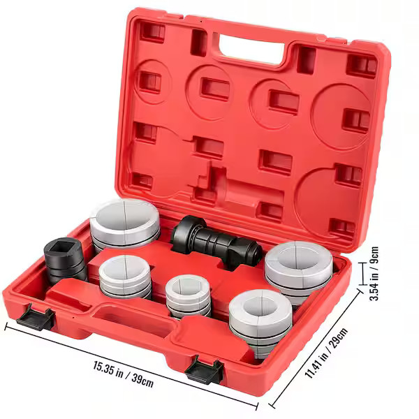Exhaust Pipe Stretcher Kit 1-5/8 in. to 4-1/4 in. Exhaust Pipe Expander Kit 7 Pc