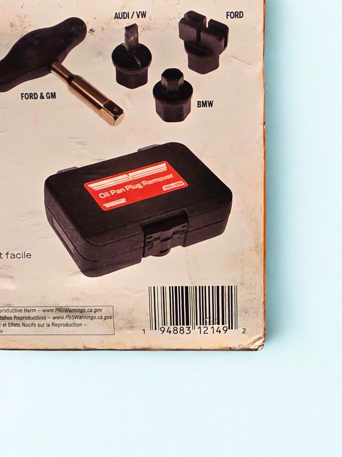 Dorman 090-999 Oil Pan Drain Plug Remover Tool 4 Pc Set
