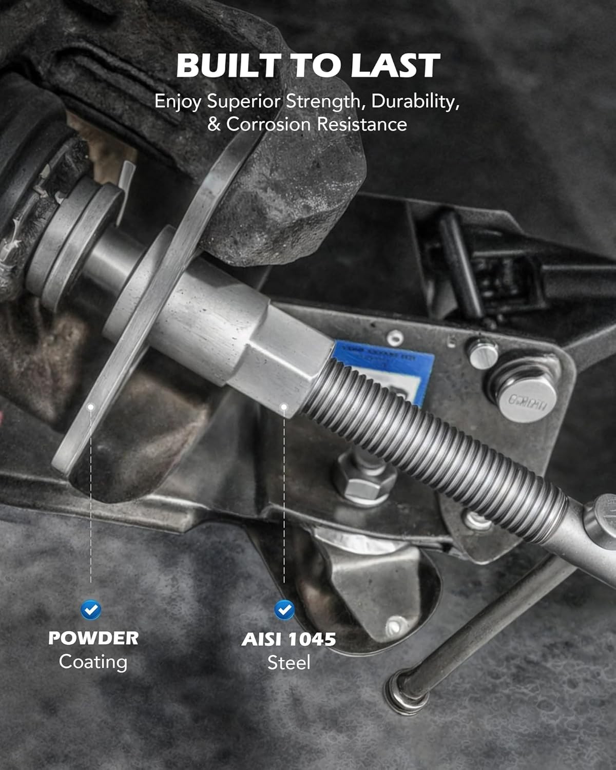 Orion Motor Tech 24pc Brake Caliper Compression Tool Set, Heavy Duty Brake