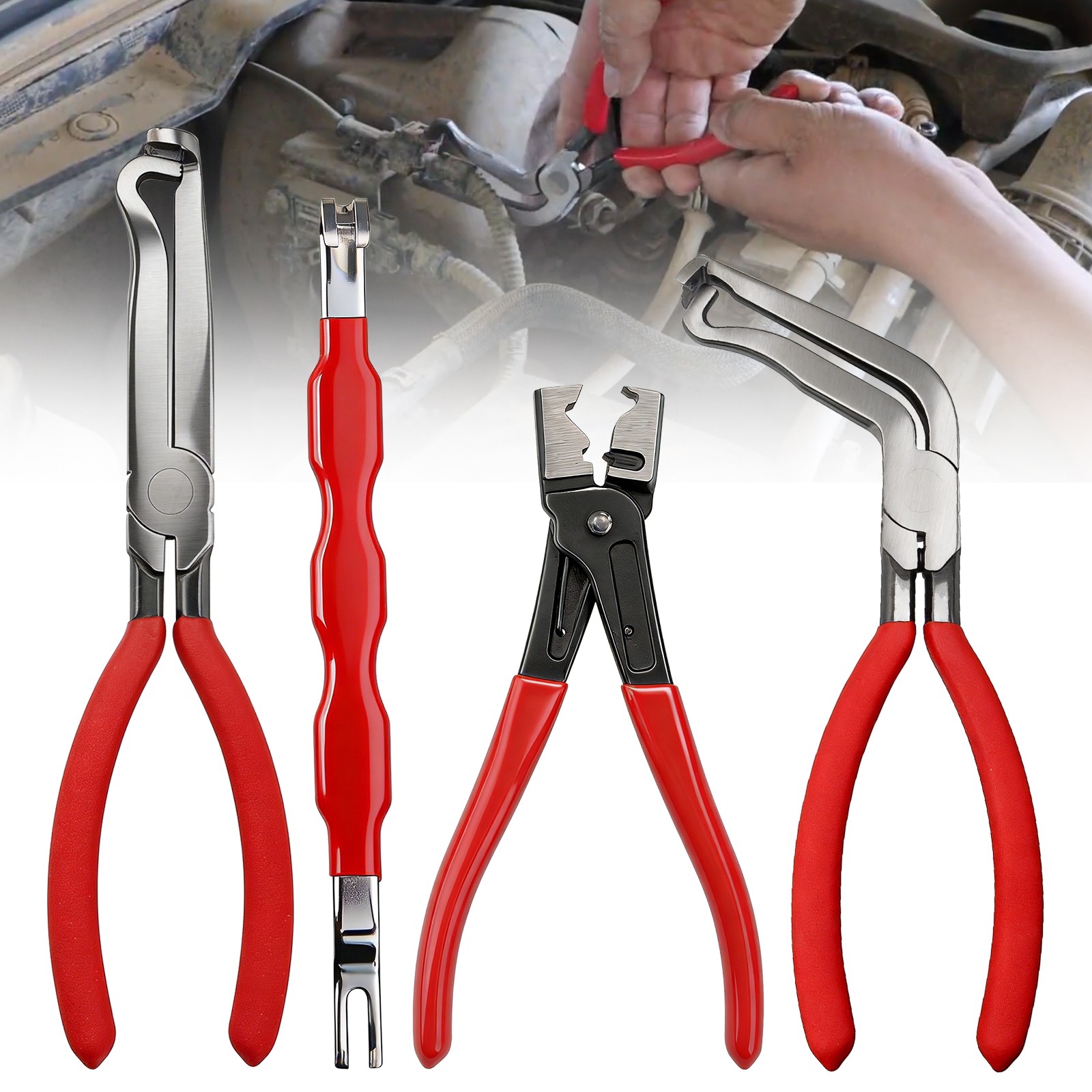 4pcs Electrical Disconnect Pliers Connector Separator Terminal Plug Removal Tool