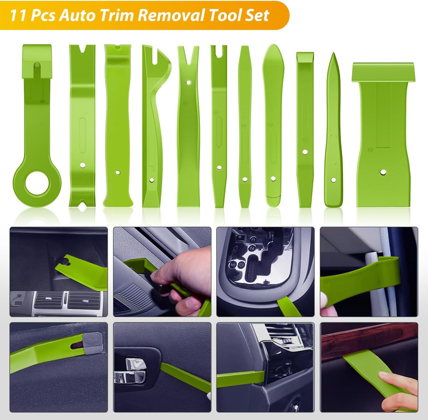 102Pcs Trim Removal Tool Kit, Car Push Pin Nylon Bumper Retainer Clip Set, Faste