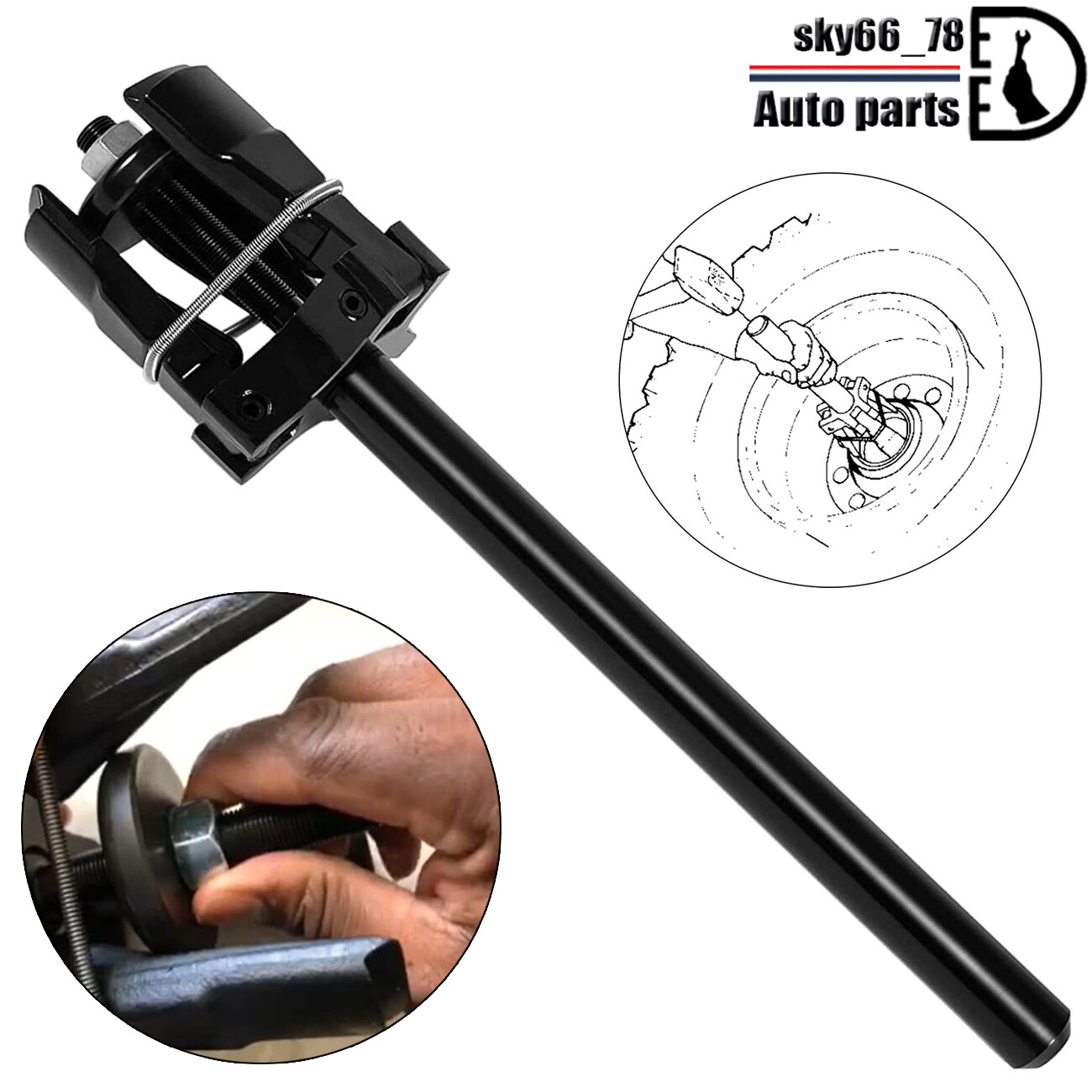 7180 Bearing Cup Remover & Installer for 3 5/8″ to 6 1/2″ 11000 to 50000lb Axles