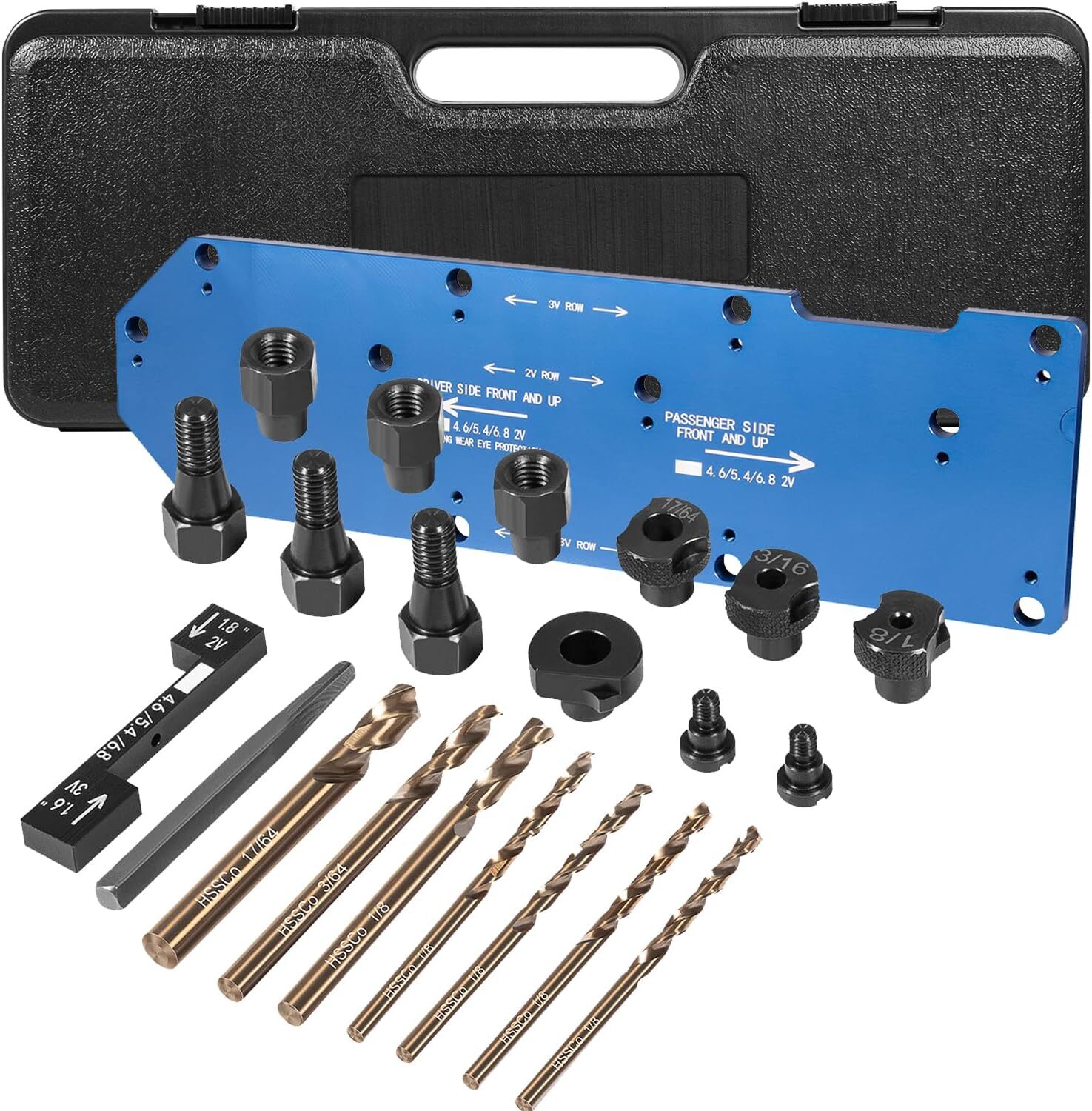 71600 Manifold Drill Template For Ford 4.6/5.4/6.8L V10 2/3 Valve Triton Engine