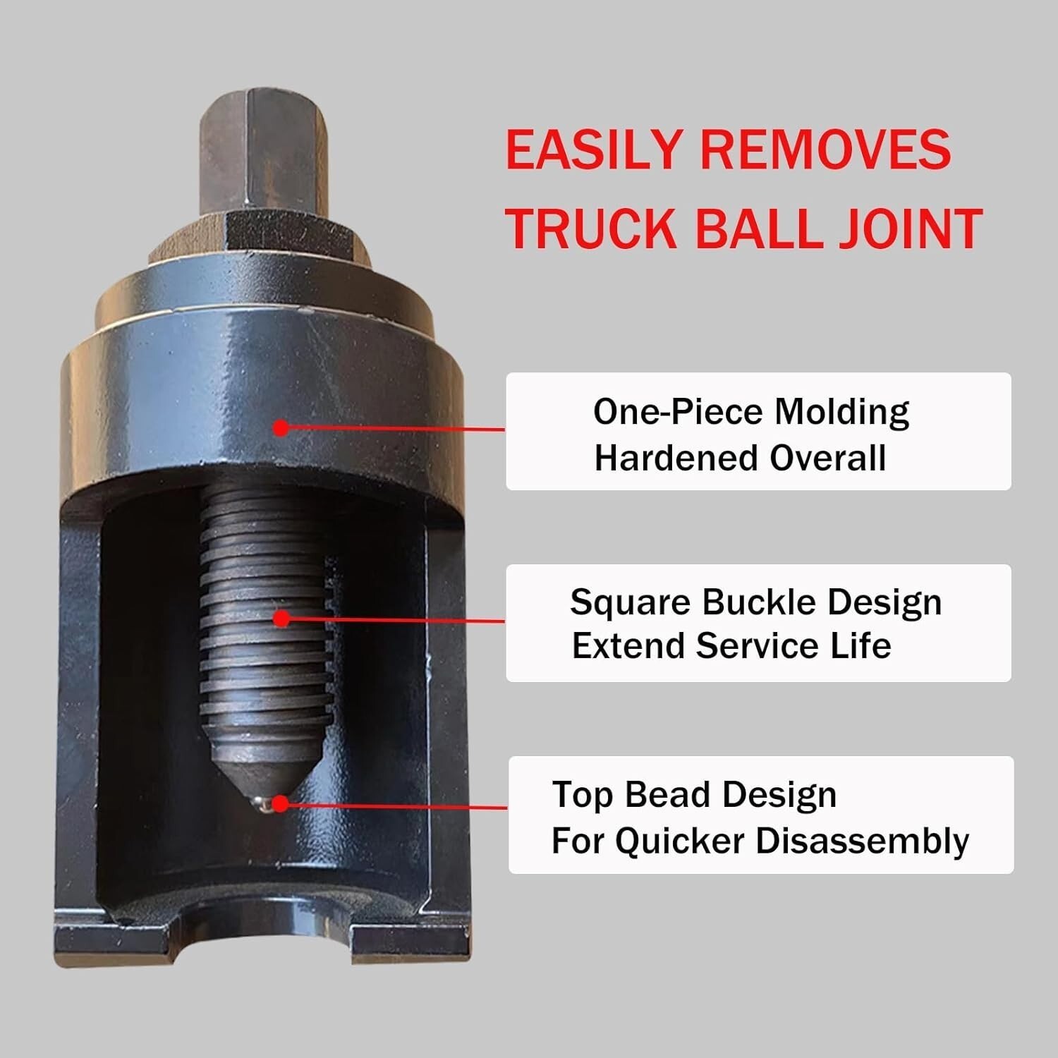 Truck Ball Joint Separator, Heavy Duty Universal Ball Joint Removal Tool, 36mm F