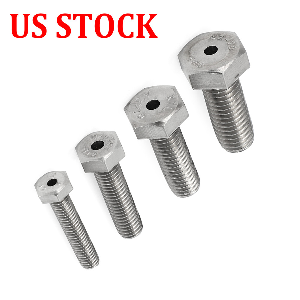 US Stainless Steel M6 & M8 & M10 & M12 Broken Snapped Stud Drill Guide Kit 4PCS