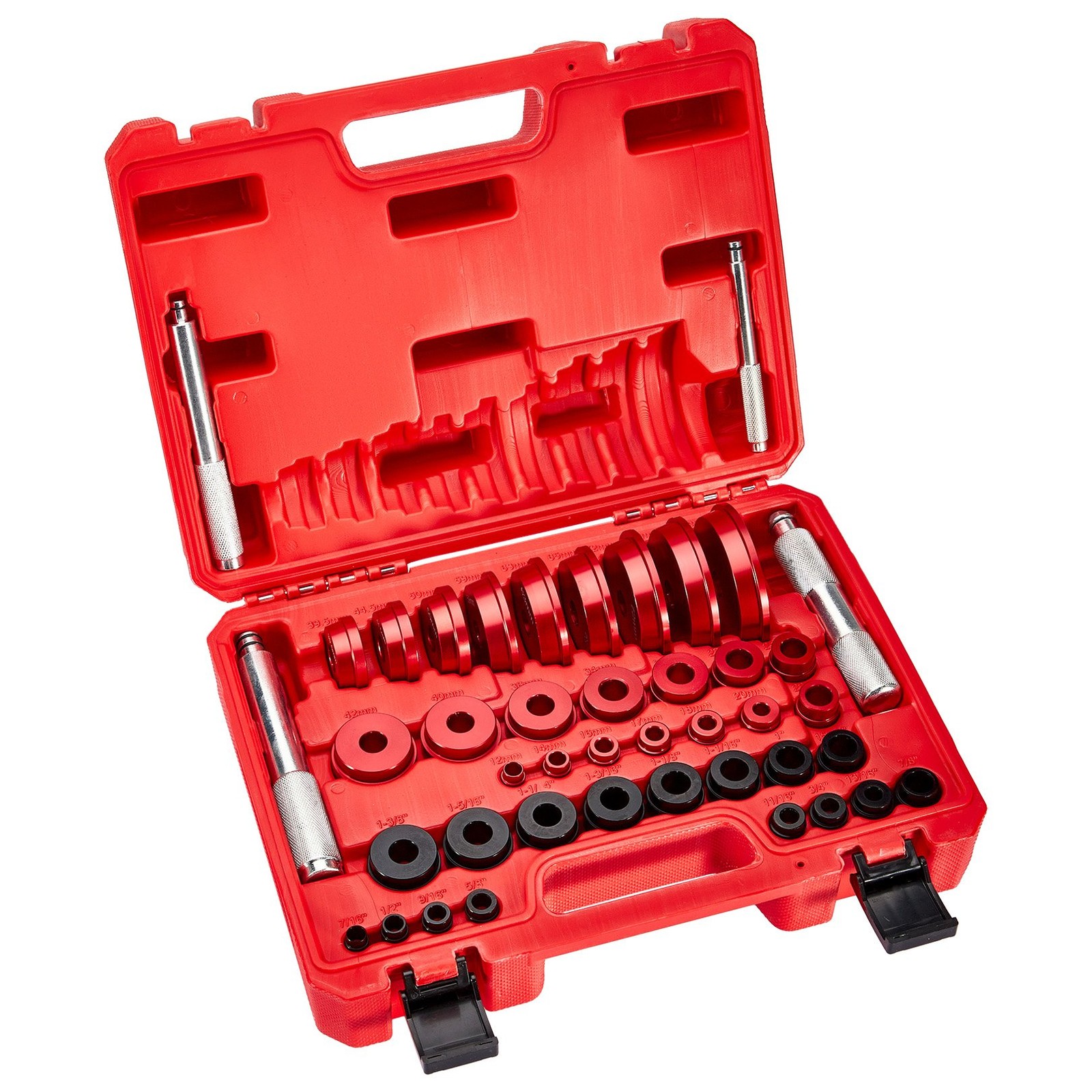 43Pieces Universal Bearing Press Kit Bearing Race and Seal Driver Installer Tool