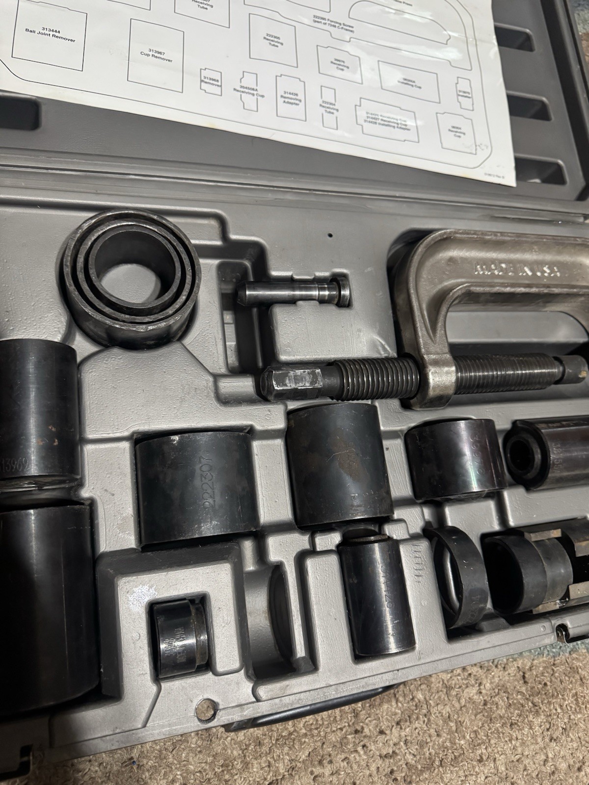 OTC 6530 Ball Joint Press Tool Super Set