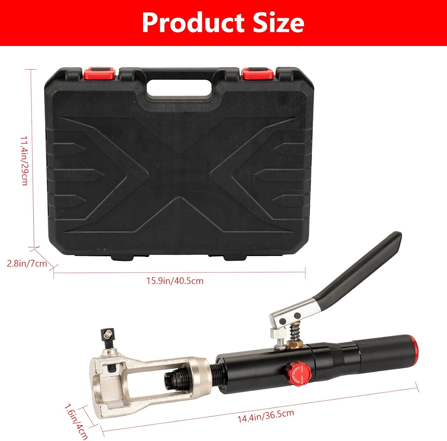 🔥Professional Hydraulic Brake Line Flaring Tool Kit, 33PCS, 45° Double & Single