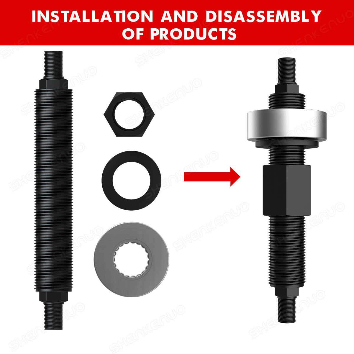 Proform Harmonic Balancer Tool 66515; Installation Tool for Chevy SBC , BBC