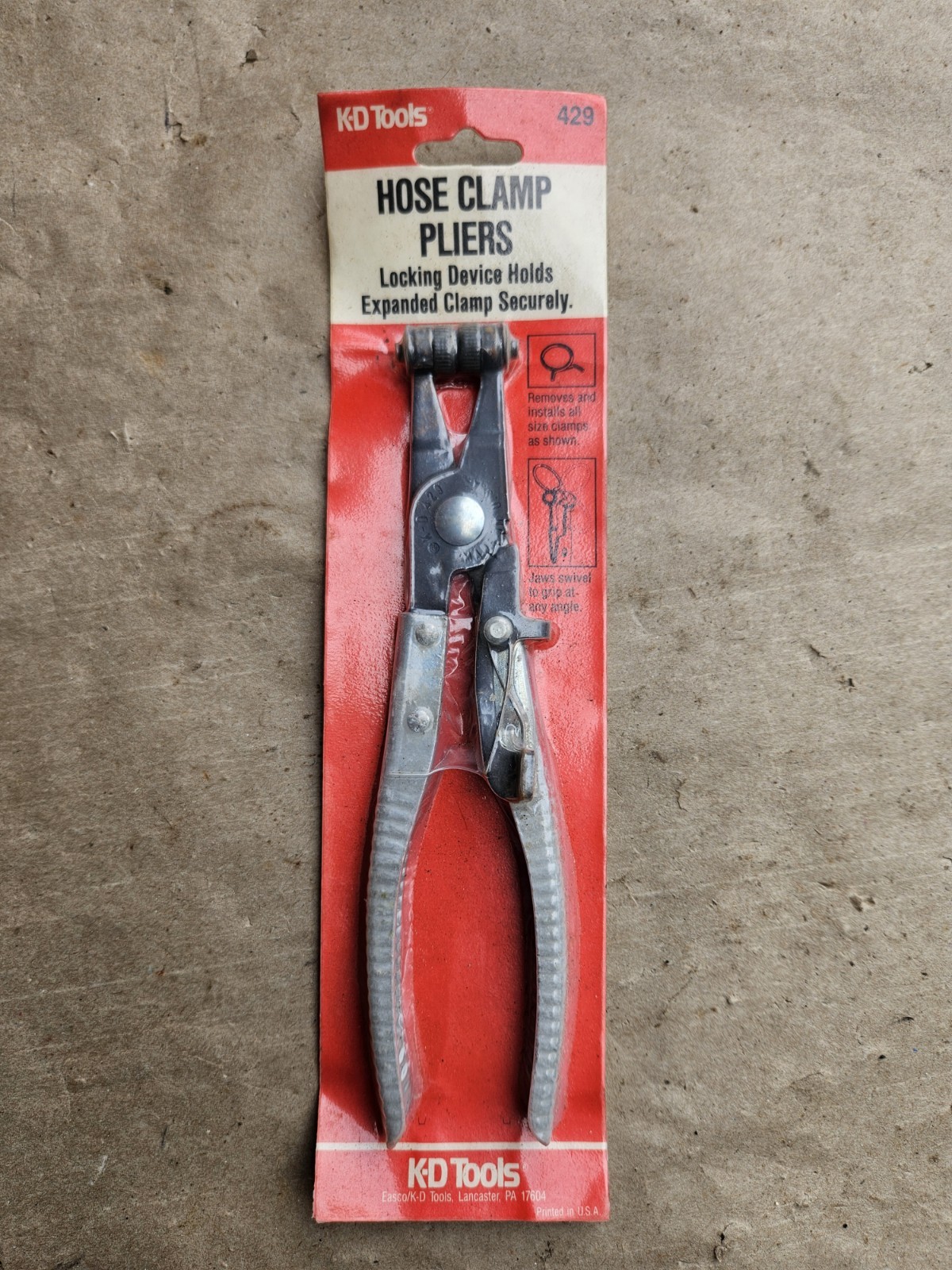 Vintage NOS K-D Tools No. 429 Hose Clamp Pliers Made In USA