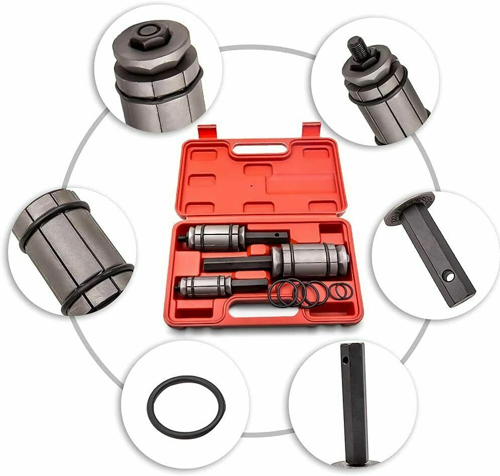 3Pcs 1/8″ to 3-1/2″ Tail Pipe Expander Muffler Exhaust Tailpipe Tube Tool Set