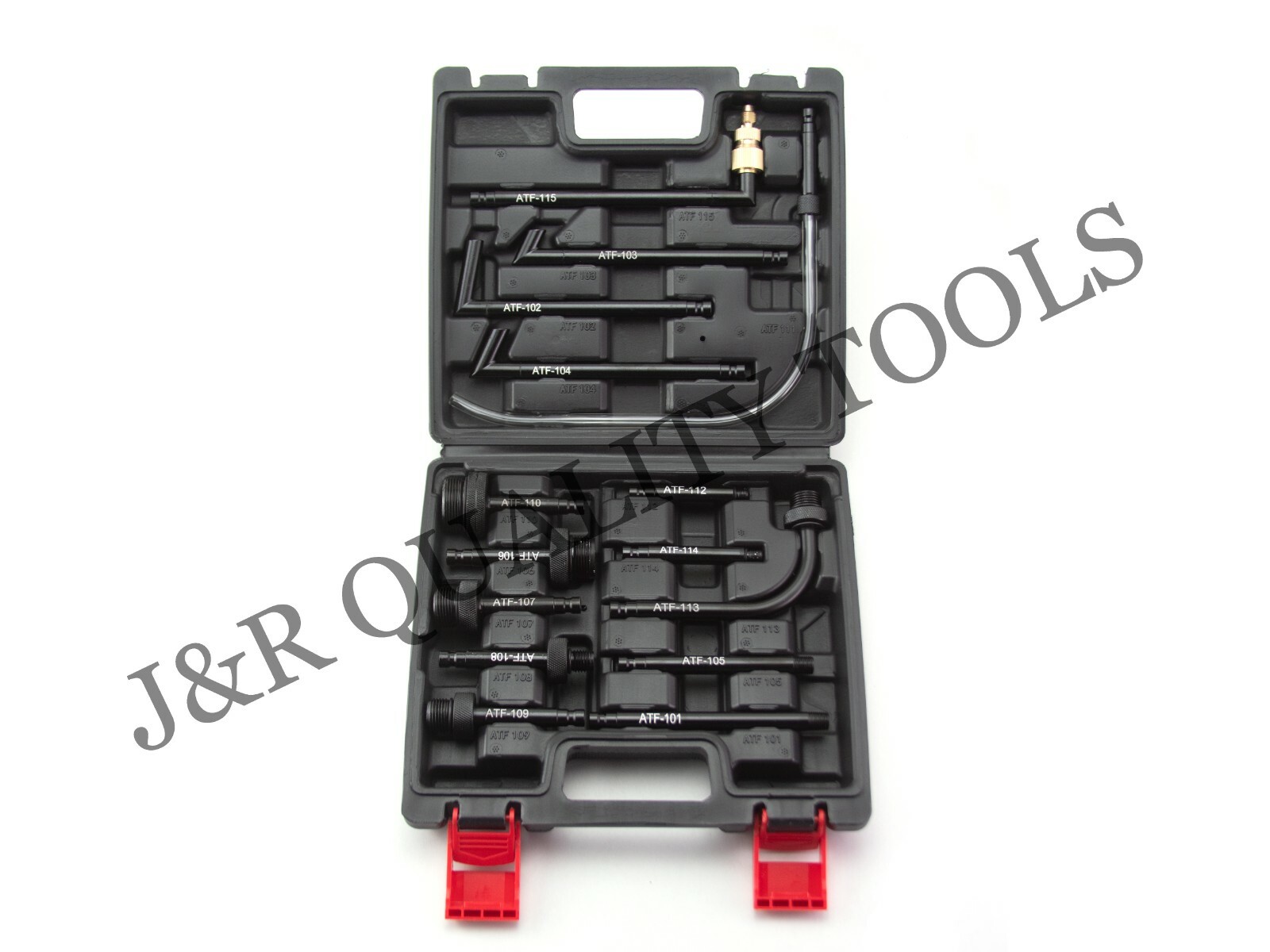7 Liter transmission oil filling tool with 15pc adaptor set