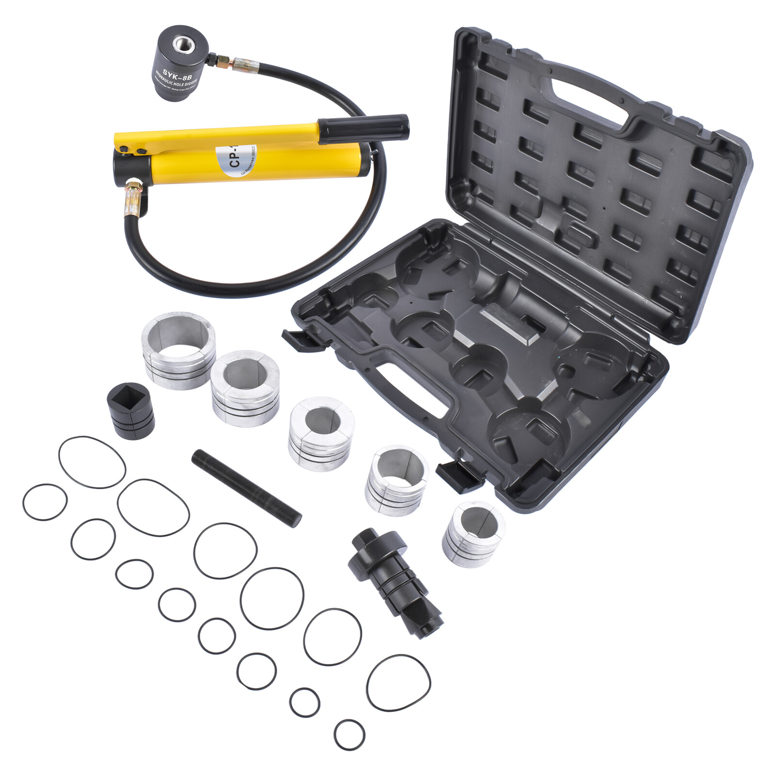 New Hydraulic Exhaust Pipe Stretcher Expander Kit with Collets 1 5/8″ to 4 1/4″