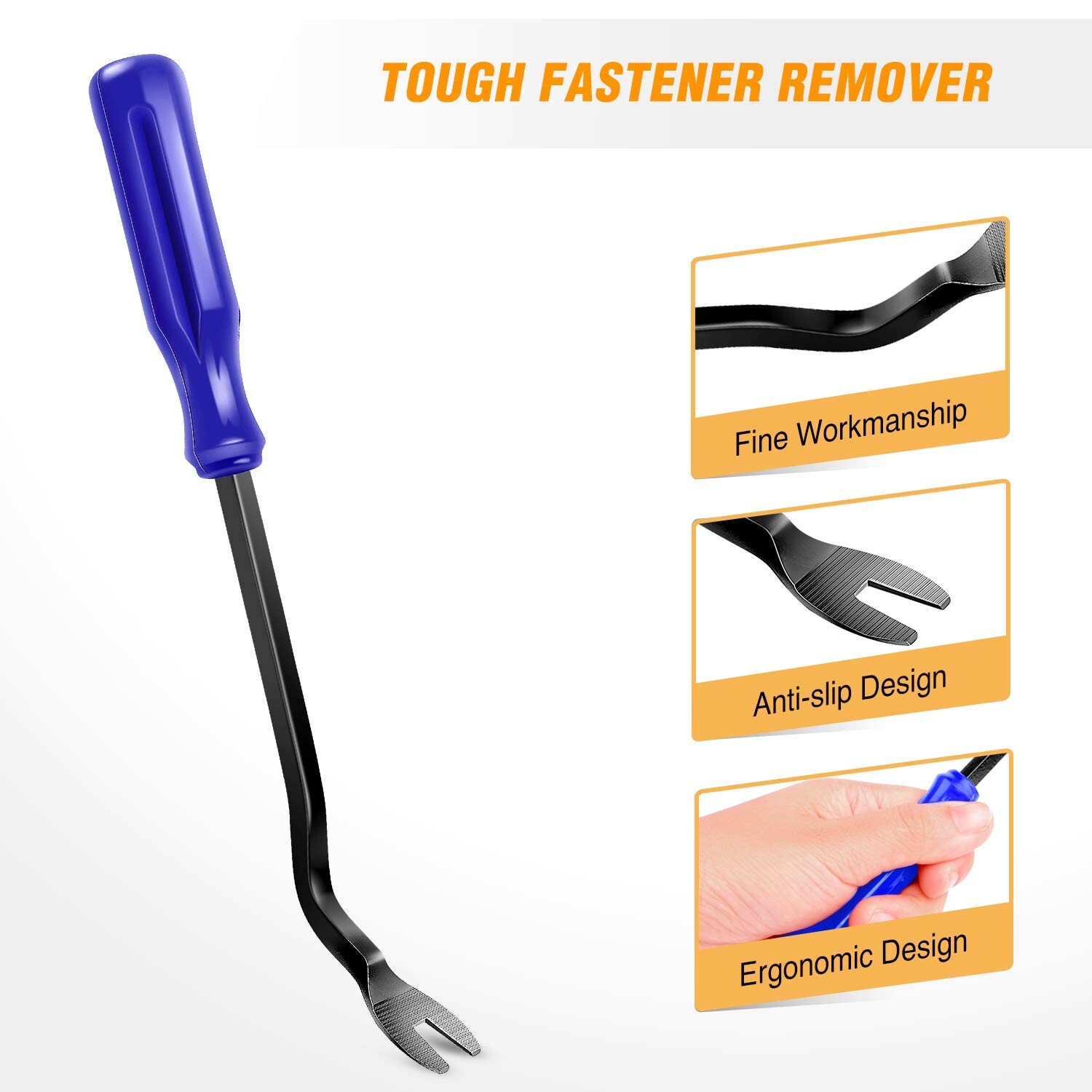 5PCS Auto Trim Removal Tool Kit No-Scratch Pry Tool Kit for Car Door Clip Panel