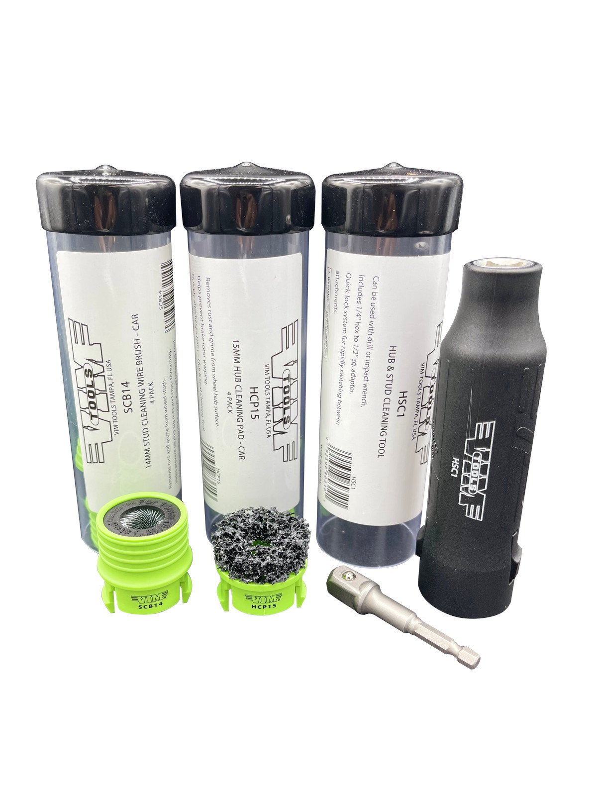 VIM Tools HSC100 Hub and Stud Cleaning Kit Car