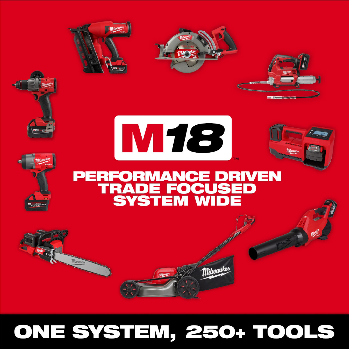 Milwaukee Tool M18 FUEL 120 MPH 500 CFM 18V Brushless Cordless Battery Powered L