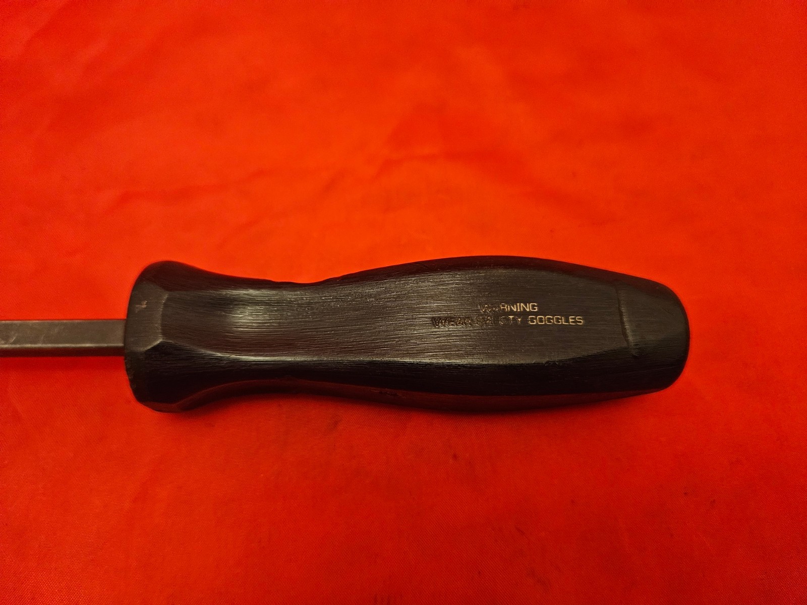 Snap-on SPB8A 7.5″ Curved Head Pry Bar Prybar Black Hard Handle USA S9