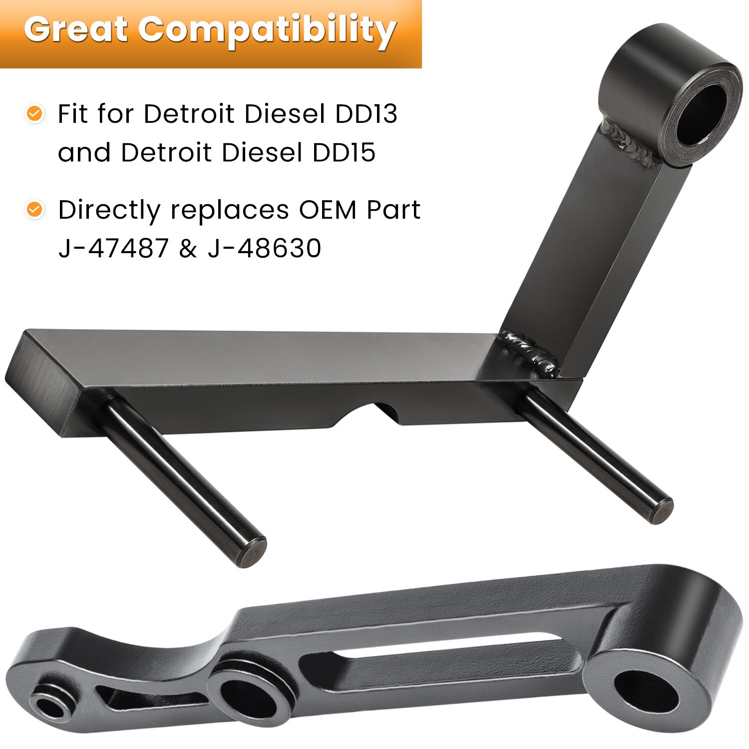 Detroit Diesel DD13/15 Idler 3 Cantilever Tool J-47487+TDC Locating Tool J-48630