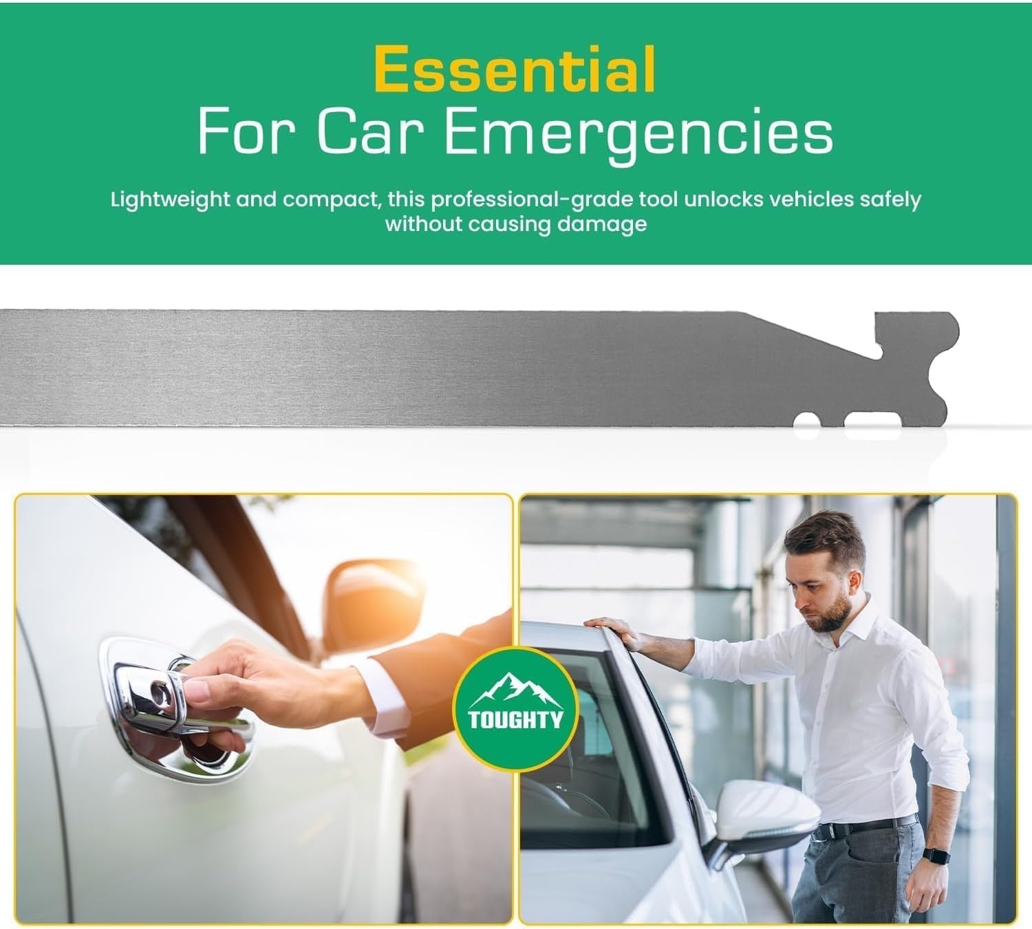Ergonomic & Lightweight 2-Pack Stainless Steel Repair Tool for Automotive Needs