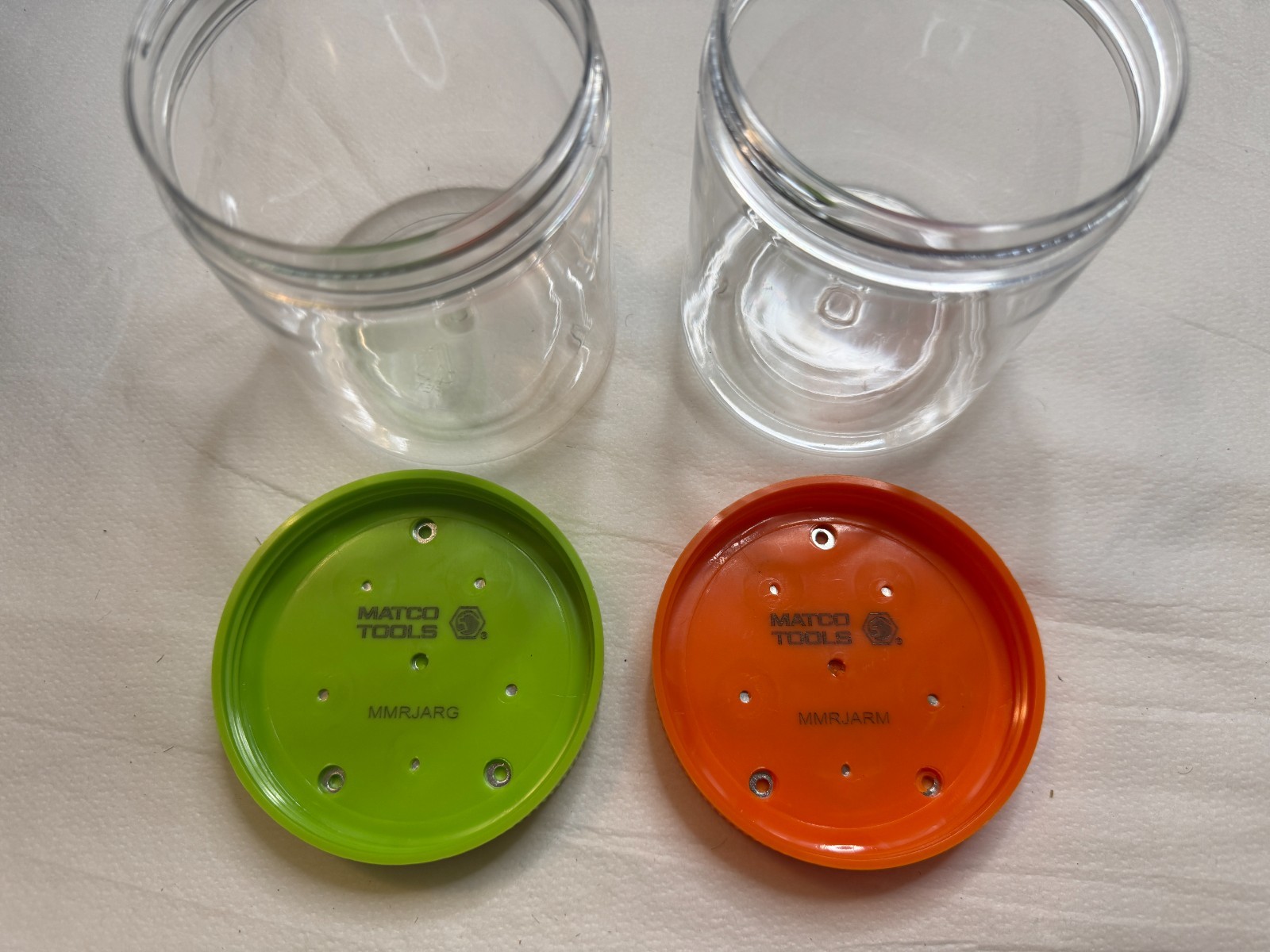 Matco Tools Magnetic Parts Jars – 2 Pack – Green and Orange MMRJAR2