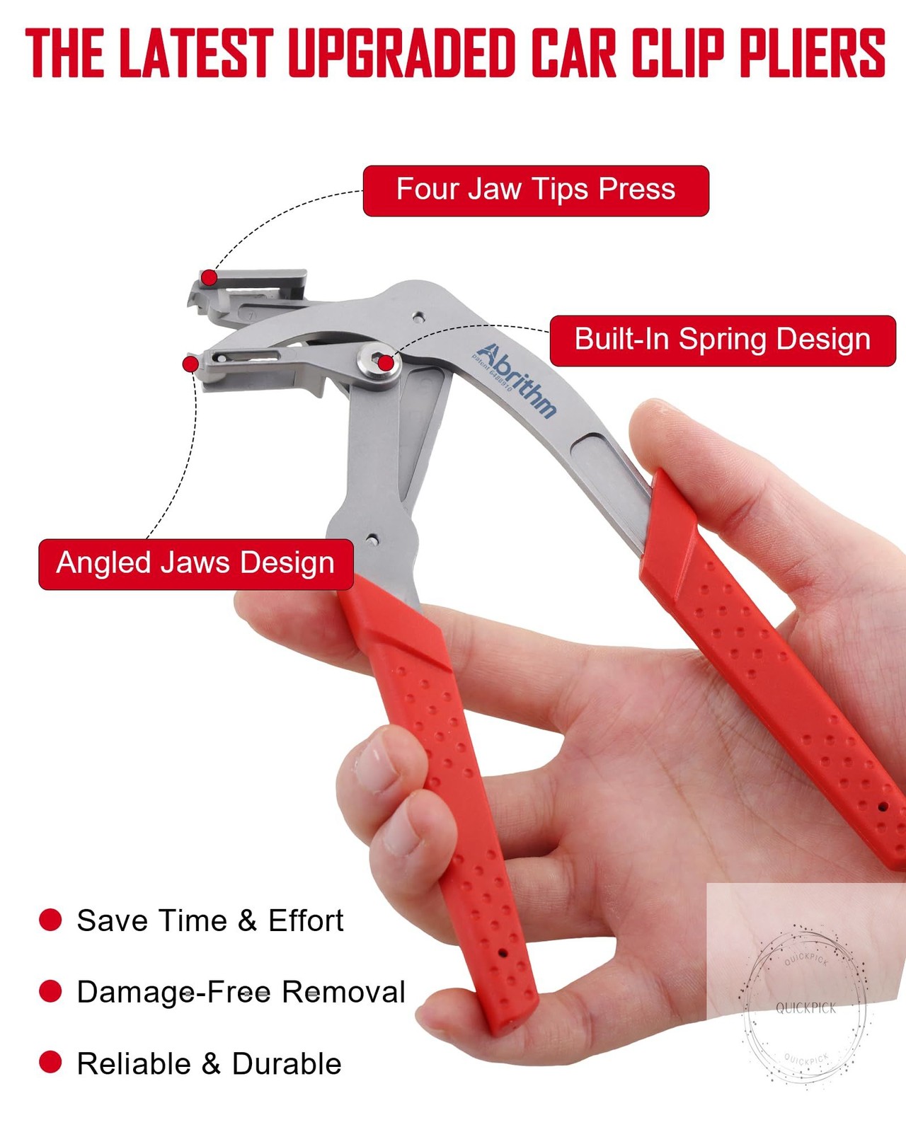 Car Clip Pliers, Professional Auto Clip Removal Pliers Tool, Panel Clip Removal