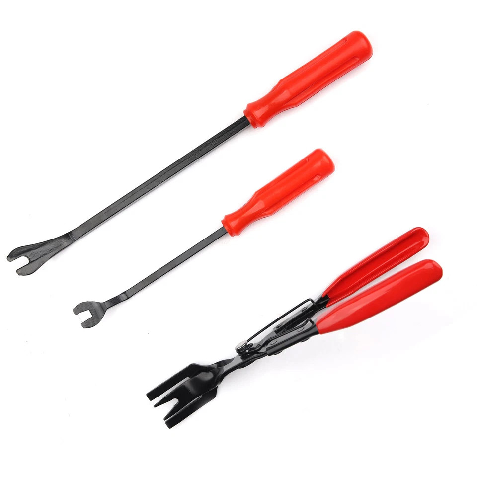 3PCS Auto Trim Clip Remover Tool Removal Pliers Fastener Door Panel Retainer USA