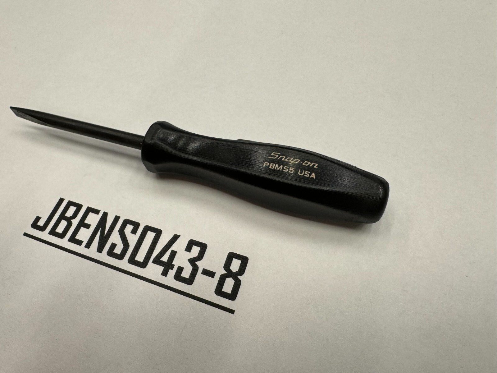 Snap-on Tools USA NEW BLACK 5″ Length Straight Mini Pocket Prybar PBMS5