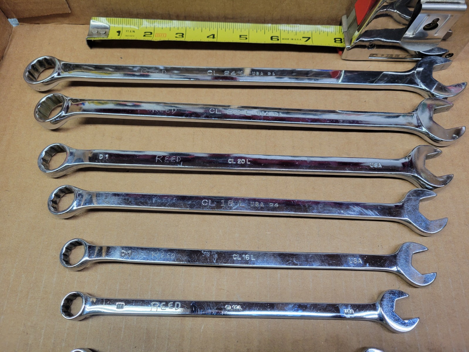 Mac Tools USA 7-Piece SAE Extra Long Combination Wrench Set 3/8 -3/4 CLXXL